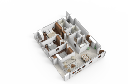 Amibara 3 Bedroom - Ertale Block - 3rd & 5th Floor - Type 3