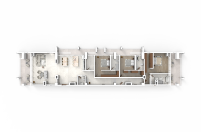 Amibara 3 Bedroom - Ertale Block -  12th to 14th - Type 1